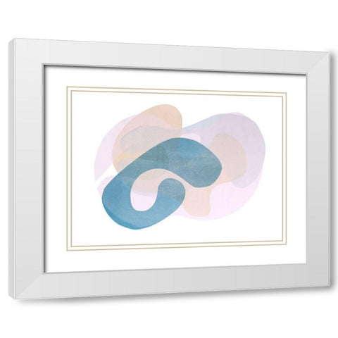 Homage to Eames IX White Modern Wood Framed Art Print with Double Matting by Delamater, Rob
