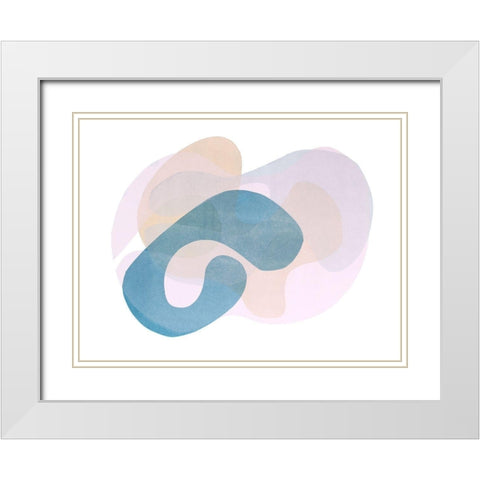 Homage to Eames IX White Modern Wood Framed Art Print with Double Matting by Delamater, Rob