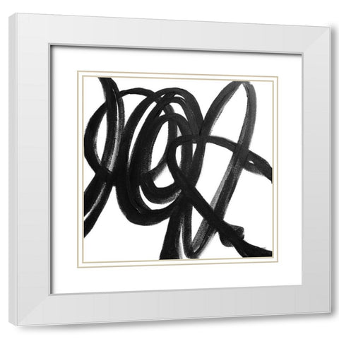 The Rush IV White Modern Wood Framed Art Print with Double Matting by Orlov, Irena