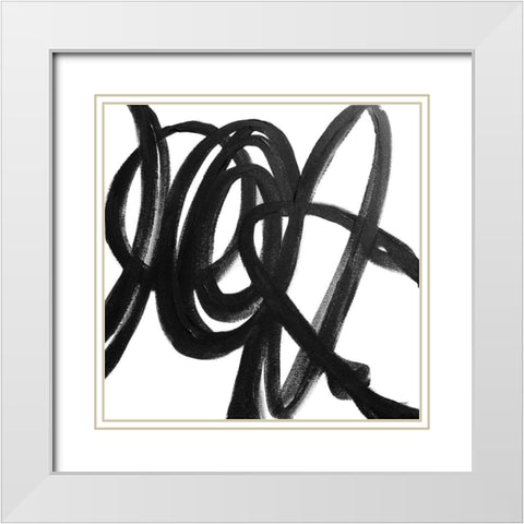 The Rush IV White Modern Wood Framed Art Print with Double Matting by Orlov, Irena