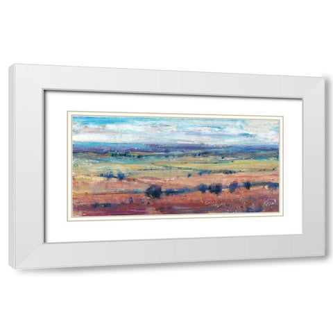 Temperate Terrain I White Modern Wood Framed Art Print with Double Matting by OToole, Tim