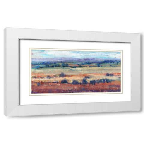 Temperate Terrain II White Modern Wood Framed Art Print with Double Matting by OToole, Tim