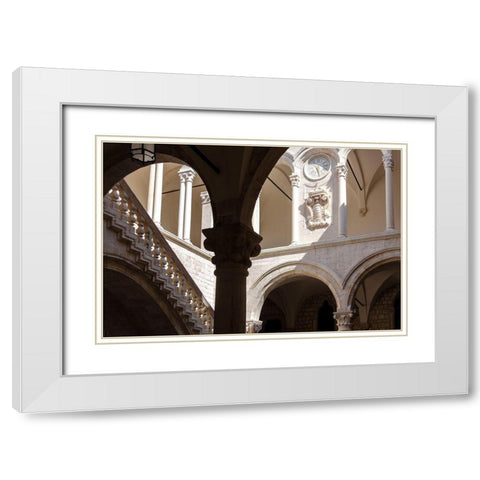 Inviting - Dubrovnik, Croatia White Modern Wood Framed Art Print with Double Matting by DeNardo, Laura