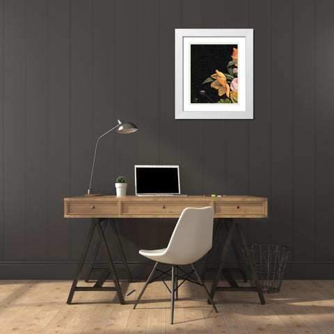 Baroque Grid I White Modern Wood Framed Art Print with Double Matting by McCavitt, Naomi