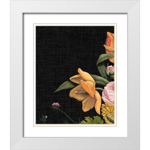 Baroque Grid I White Modern Wood Framed Art Print with Double Matting by McCavitt, Naomi