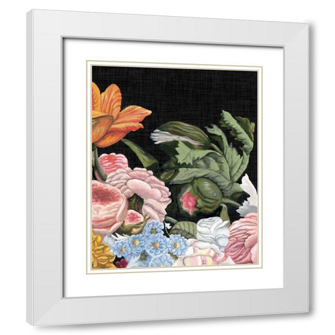 Baroque Grid II White Modern Wood Framed Art Print with Double Matting by McCavitt, Naomi