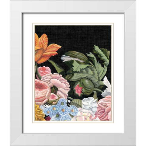 Baroque Grid II White Modern Wood Framed Art Print with Double Matting by McCavitt, Naomi