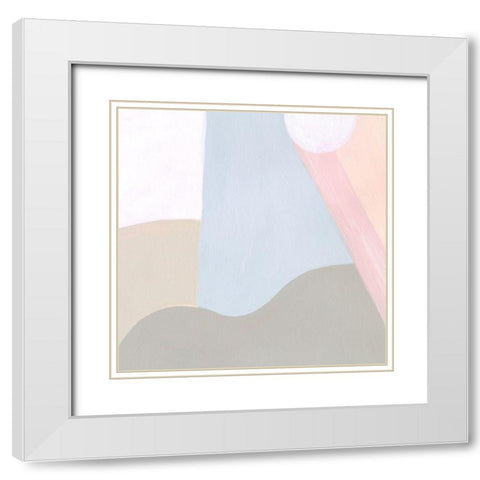 Pooled IV White Modern Wood Framed Art Print with Double Matting by Popp, Grace