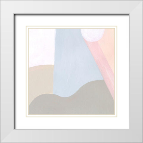 Pooled IV White Modern Wood Framed Art Print with Double Matting by Popp, Grace