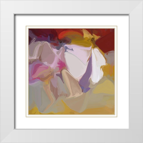 The Discovery I White Modern Wood Framed Art Print with Double Matting by Orlov, Irena