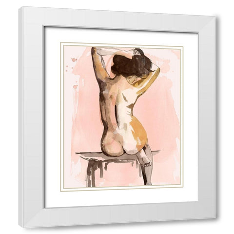 Roma I White Modern Wood Framed Art Print with Double Matting by Popp, Grace