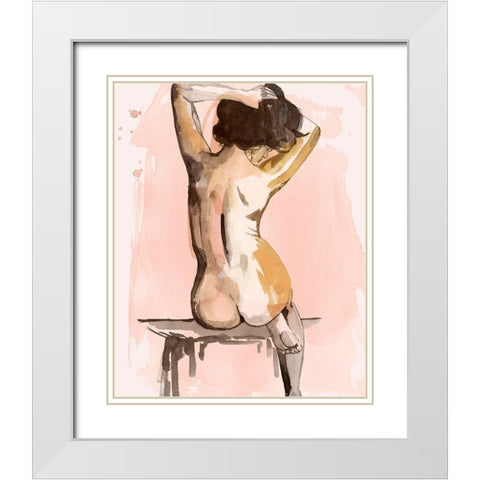 Roma I White Modern Wood Framed Art Print with Double Matting by Popp, Grace