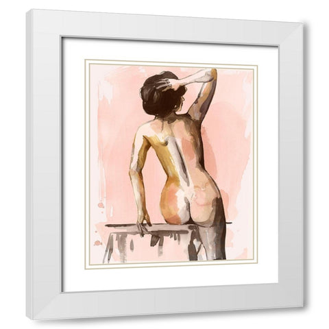 Roma II White Modern Wood Framed Art Print with Double Matting by Popp, Grace