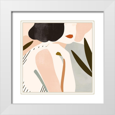 Trieste Summer I White Modern Wood Framed Art Print with Double Matting by Borges, Victoria