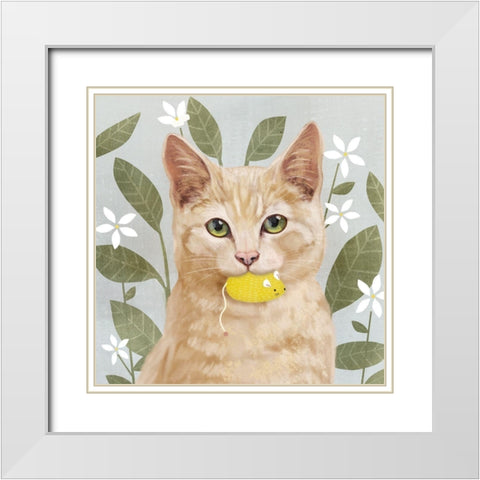 Pet Life II White Modern Wood Framed Art Print with Double Matting by Borges, Victoria