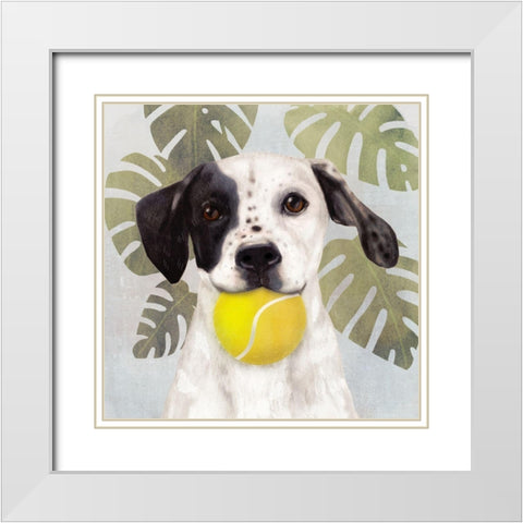 Pet Life IV White Modern Wood Framed Art Print with Double Matting by Borges, Victoria
