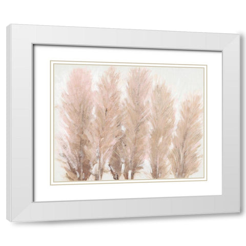 Pampas Grass I White Modern Wood Framed Art Print with Double Matting by OToole, Tim