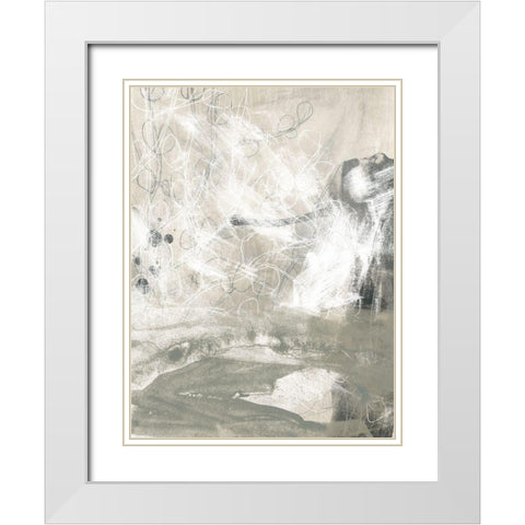 Stonewash I White Modern Wood Framed Art Print with Double Matting by Vess, June Erica