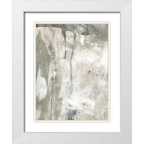 Stonewash II White Modern Wood Framed Art Print with Double Matting by Vess, June Erica
