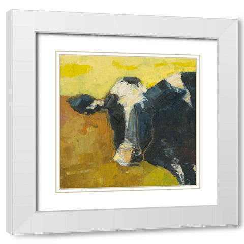 Preston White Modern Wood Framed Art Print with Double Matting by Jachimiec, Sue