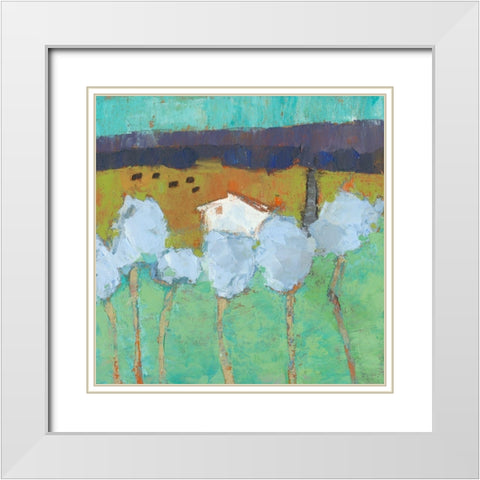 Wim Barn White Modern Wood Framed Art Print with Double Matting by Jachimiec, Sue
