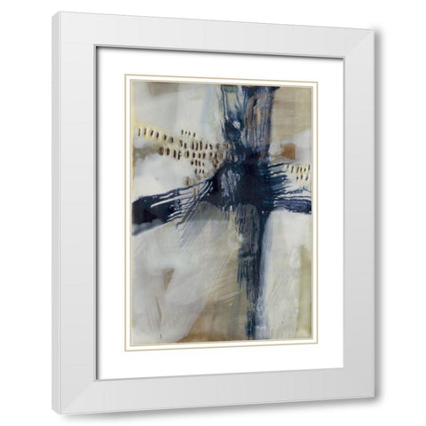 Gage III White Modern Wood Framed Art Print with Double Matting by Jachimiec, Sue
