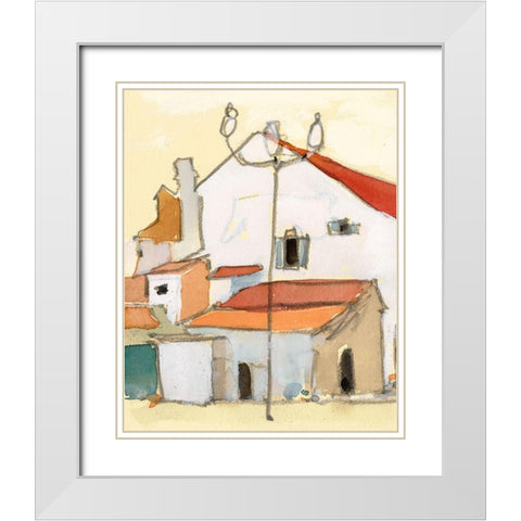 Frigiliana, Spain II White Modern Wood Framed Art Print with Double Matting by Dixon, Samuel