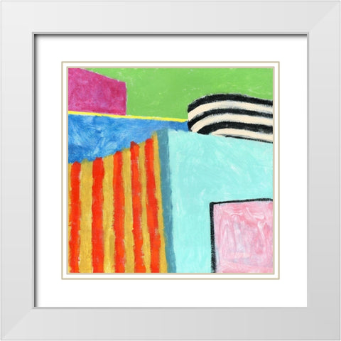 Museum I White Modern Wood Framed Art Print with Double Matting by Galapon, Nikki