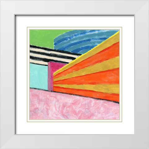 Museum II White Modern Wood Framed Art Print with Double Matting by Galapon, Nikki