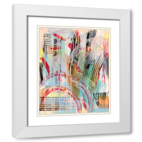 Skid White Modern Wood Framed Art Print with Double Matting by Galapon, Nikki