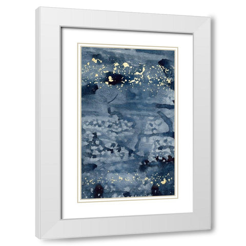 Spindrift I White Modern Wood Framed Art Print with Double Matting by Binder, Vanessa