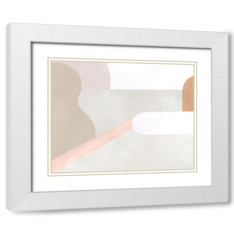 Light Landscape I White Modern Wood Framed Art Print with Double Matting by Popp, Grace