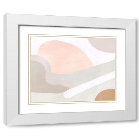 Light Landscape II White Modern Wood Framed Art Print with Double Matting by Popp, Grace