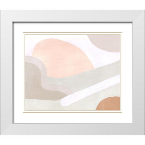 Light Landscape II White Modern Wood Framed Art Print with Double Matting by Popp, Grace