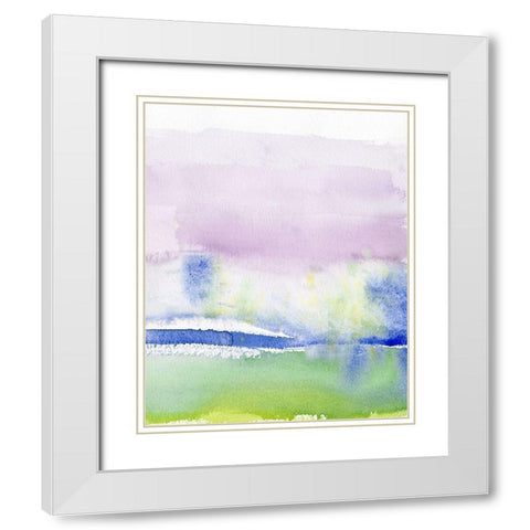 Into the Mystic II White Modern Wood Framed Art Print with Double Matting by Ludwig, Alicia