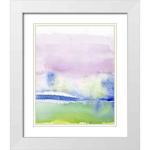 Into the Mystic II White Modern Wood Framed Art Print with Double Matting by Ludwig, Alicia