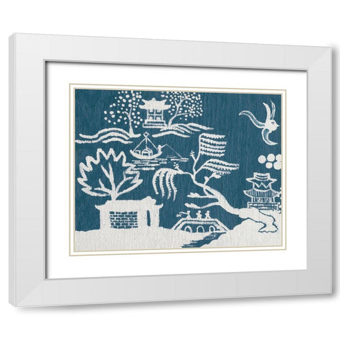 Tea Room I White Modern Wood Framed Art Print with Double Matting by Ludwig, Alicia