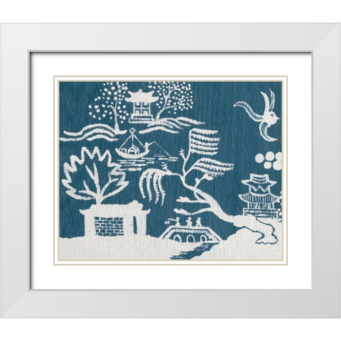 Tea Room I White Modern Wood Framed Art Print with Double Matting by Ludwig, Alicia