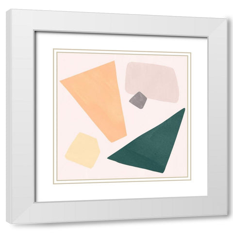 Curio III White Modern Wood Framed Art Print with Double Matting by Scarvey, Emma