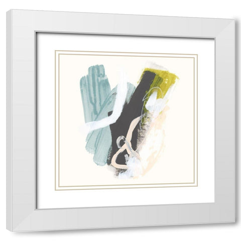 Mixed Metaphor I White Modern Wood Framed Art Print with Double Matting by Vess, June Erica