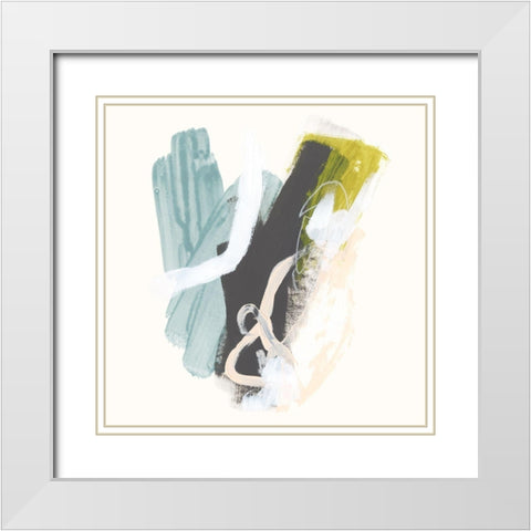 Mixed Metaphor I White Modern Wood Framed Art Print with Double Matting by Vess, June Erica