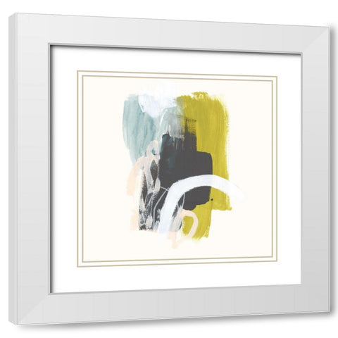 Mixed Metaphor II White Modern Wood Framed Art Print with Double Matting by Vess, June Erica