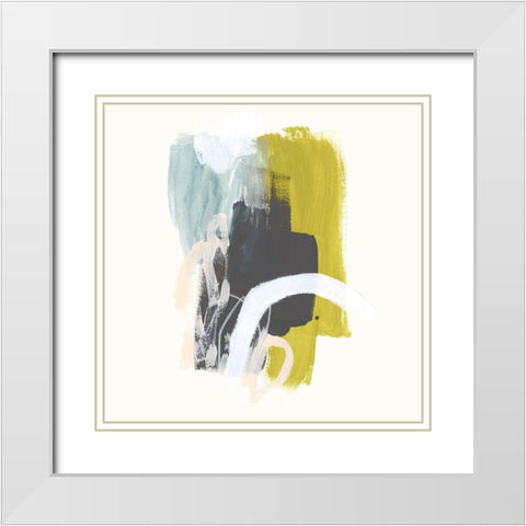Mixed Metaphor II White Modern Wood Framed Art Print with Double Matting by Vess, June Erica