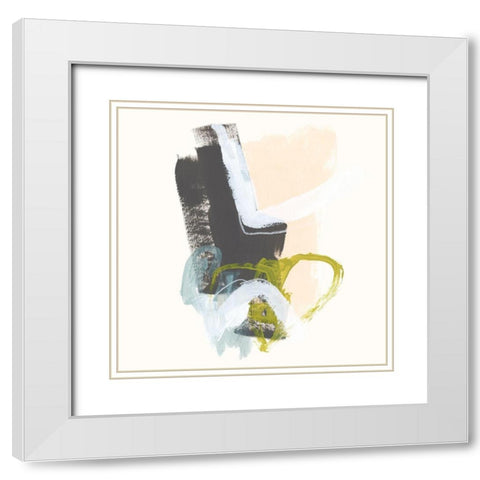 Mixed Metaphor III White Modern Wood Framed Art Print with Double Matting by Vess, June Erica