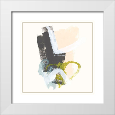 Mixed Metaphor III White Modern Wood Framed Art Print with Double Matting by Vess, June Erica