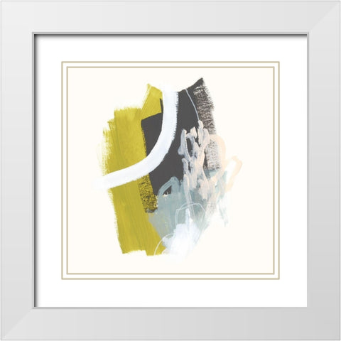 Mixed Metaphor IX White Modern Wood Framed Art Print with Double Matting by Vess, June Erica