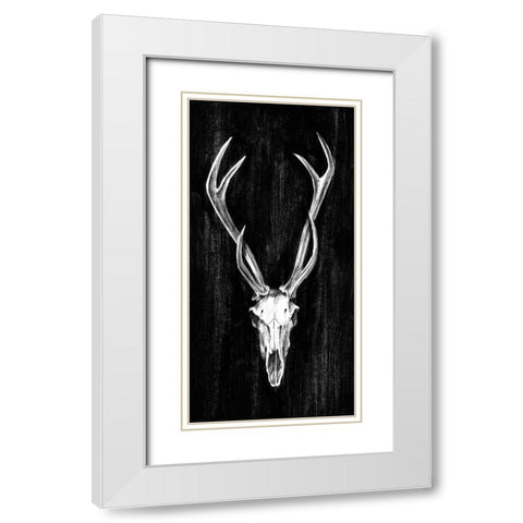 Rustic European Mount I White Modern Wood Framed Art Print with Double Matting by Harper, Ethan