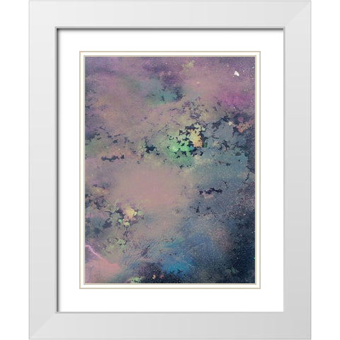 Cosmic Unicorn I White Modern Wood Framed Art Print with Double Matting by Ilosky, Pam