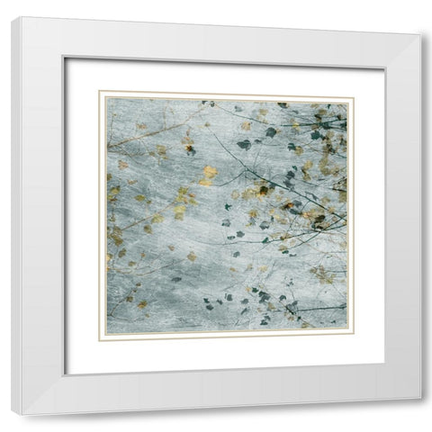 Seasonal Transition III White Modern Wood Framed Art Print with Double Matting by Chandler, Sharon