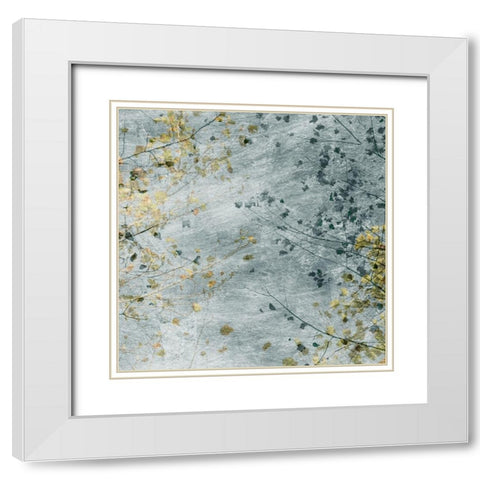 Seasonal Transition IV White Modern Wood Framed Art Print with Double Matting by Chandler, Sharon